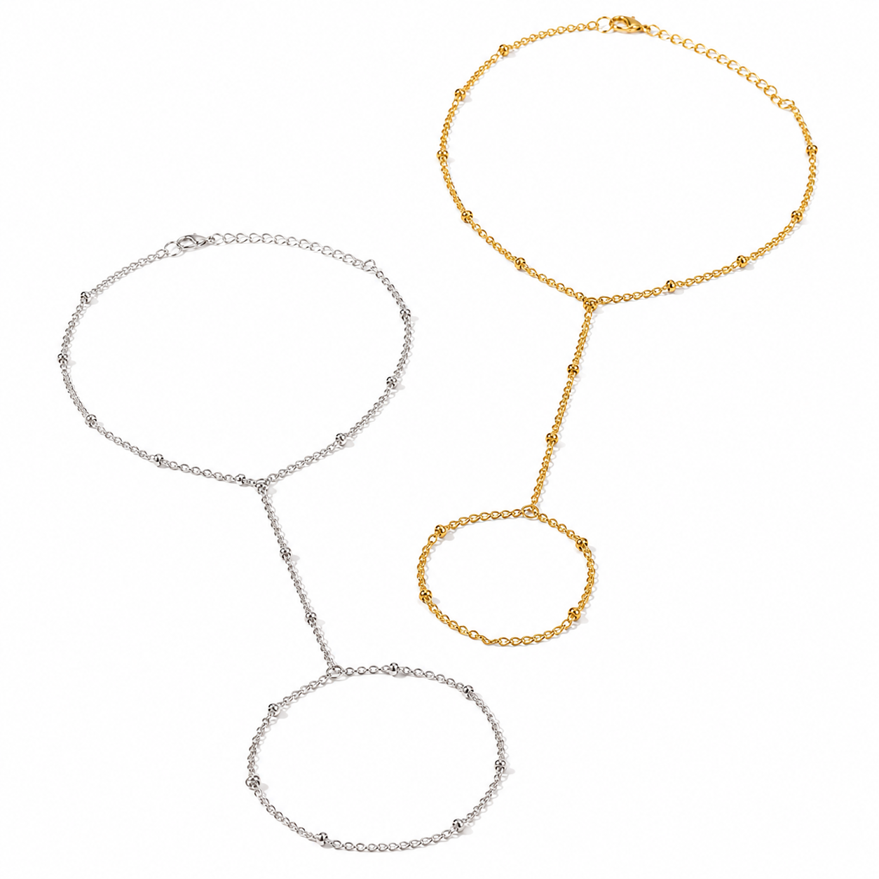Stainless Steel Hand Chain Bracelet