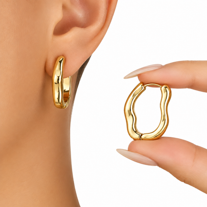 Stainless Steel Hoop Earrings