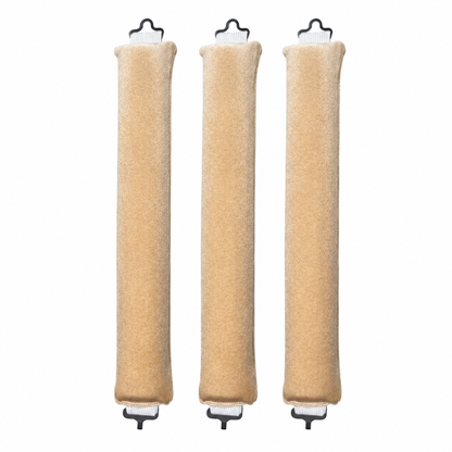 3-Pack Heatless Curling Rods with Hooks