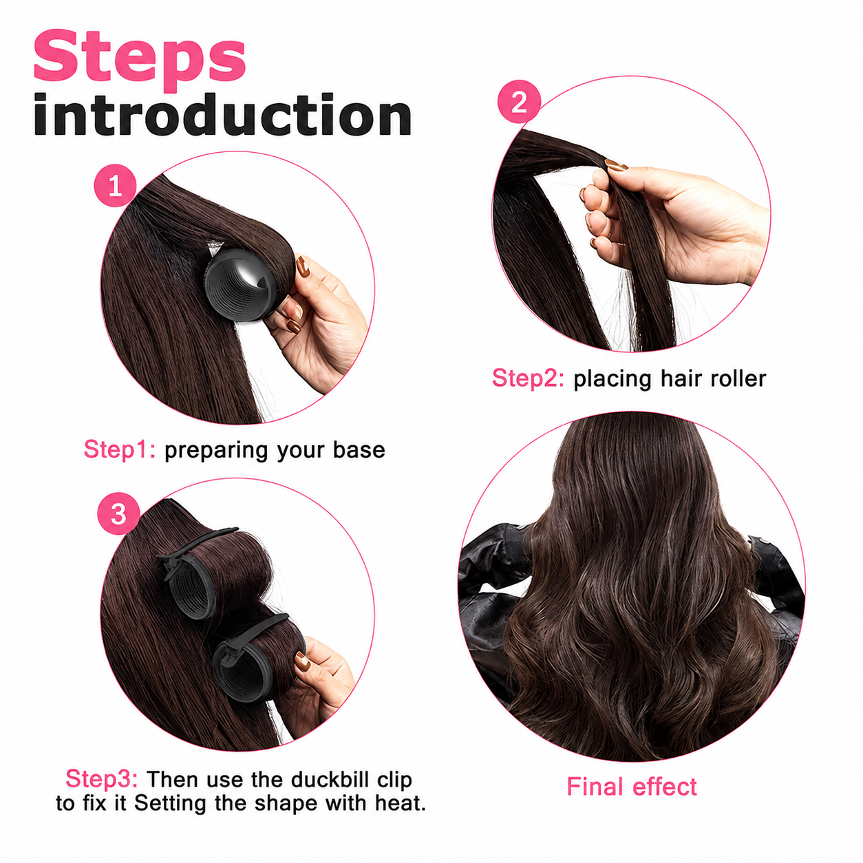 50-Piece Self-Grip Hair Roller Set