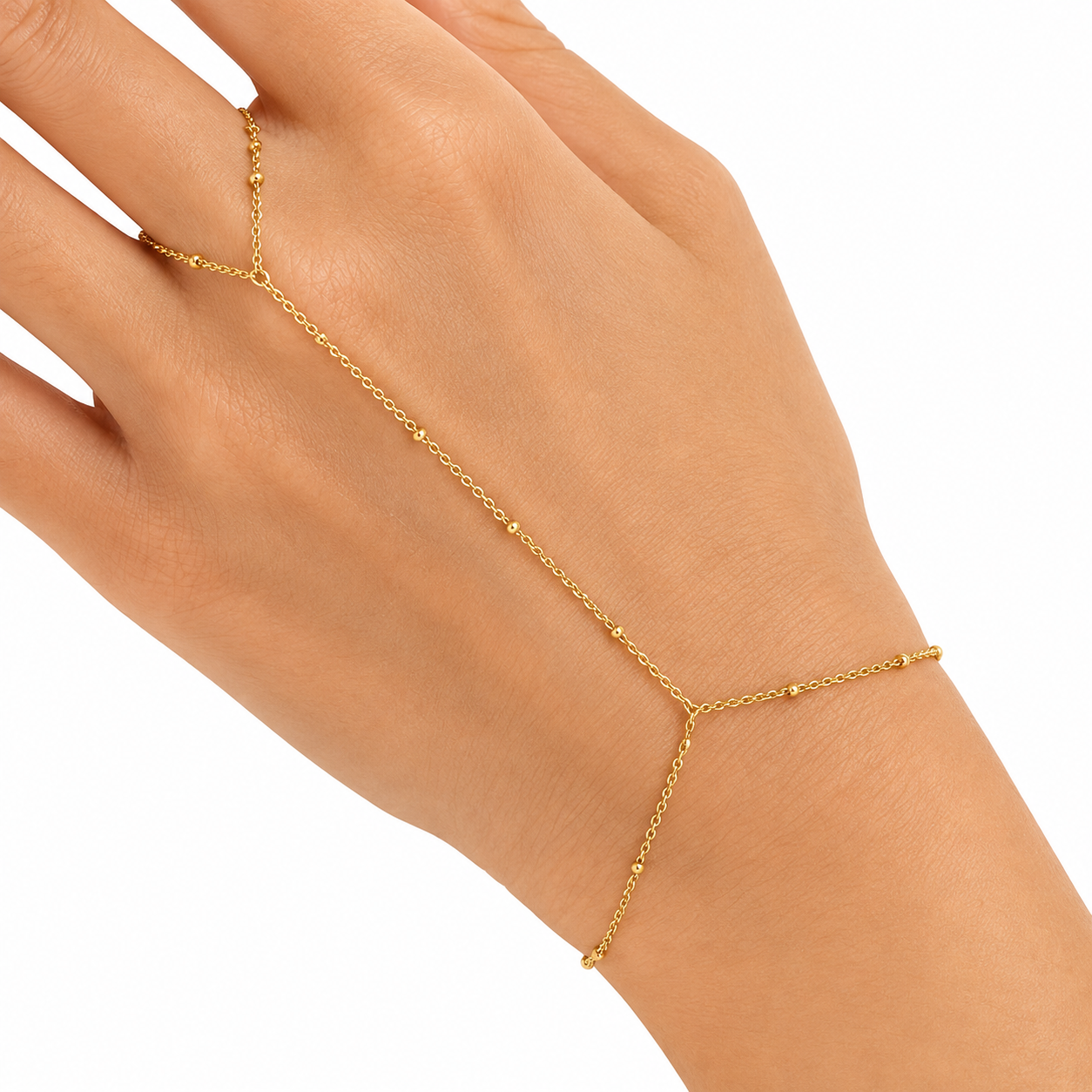 Stainless Steel Hand Chain Bracelet