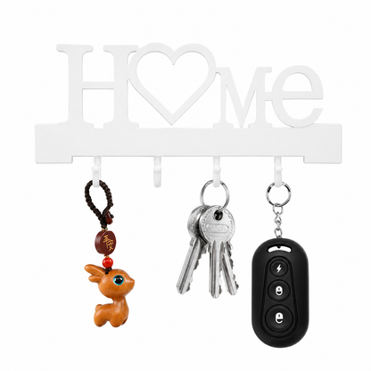 1-Piece Home Love Heart-Shaped Key Holder