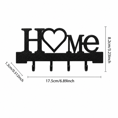 1-Piece Home Love Heart-Shaped Key Holder