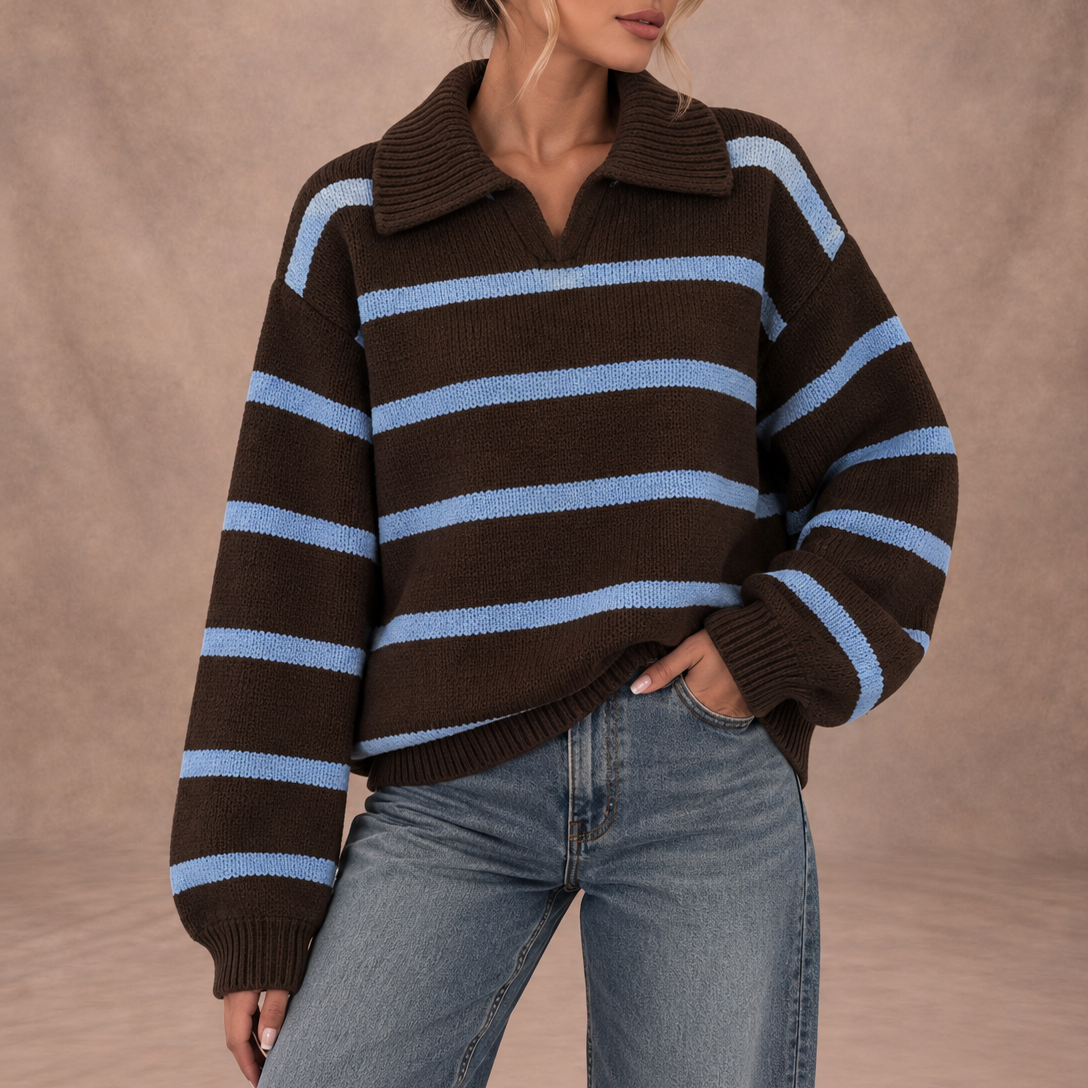 Brown with Blue / XL