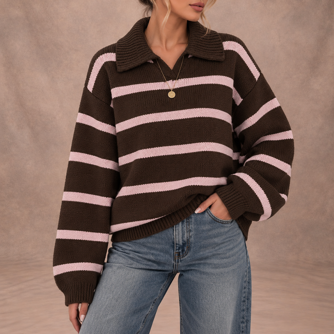 Brown with Pink / XL