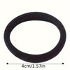 100-Pack Black Hair Ties