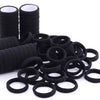 100-Pack Black Hair Ties