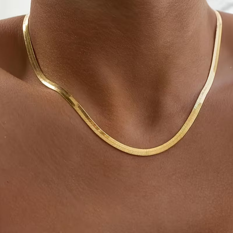 18K Gold-Plated Stainless Steel Necklace