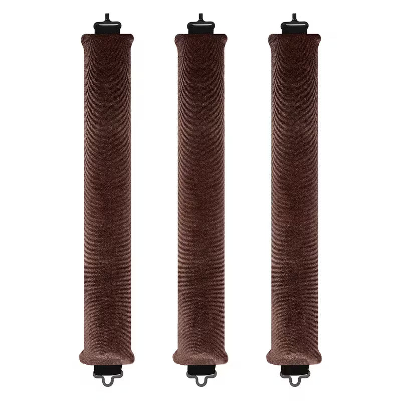 3-Pack Heatless Curling Rods with Hooks