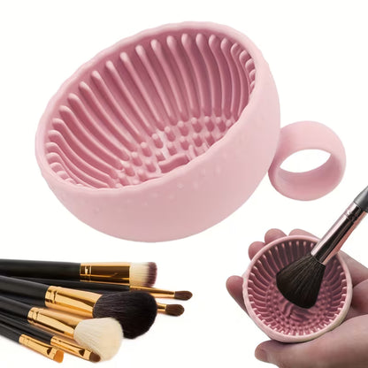 Makeup Brush Cleaner Bowl
