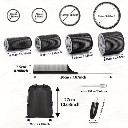 50-Piece Self-Grip Hair Roller Set